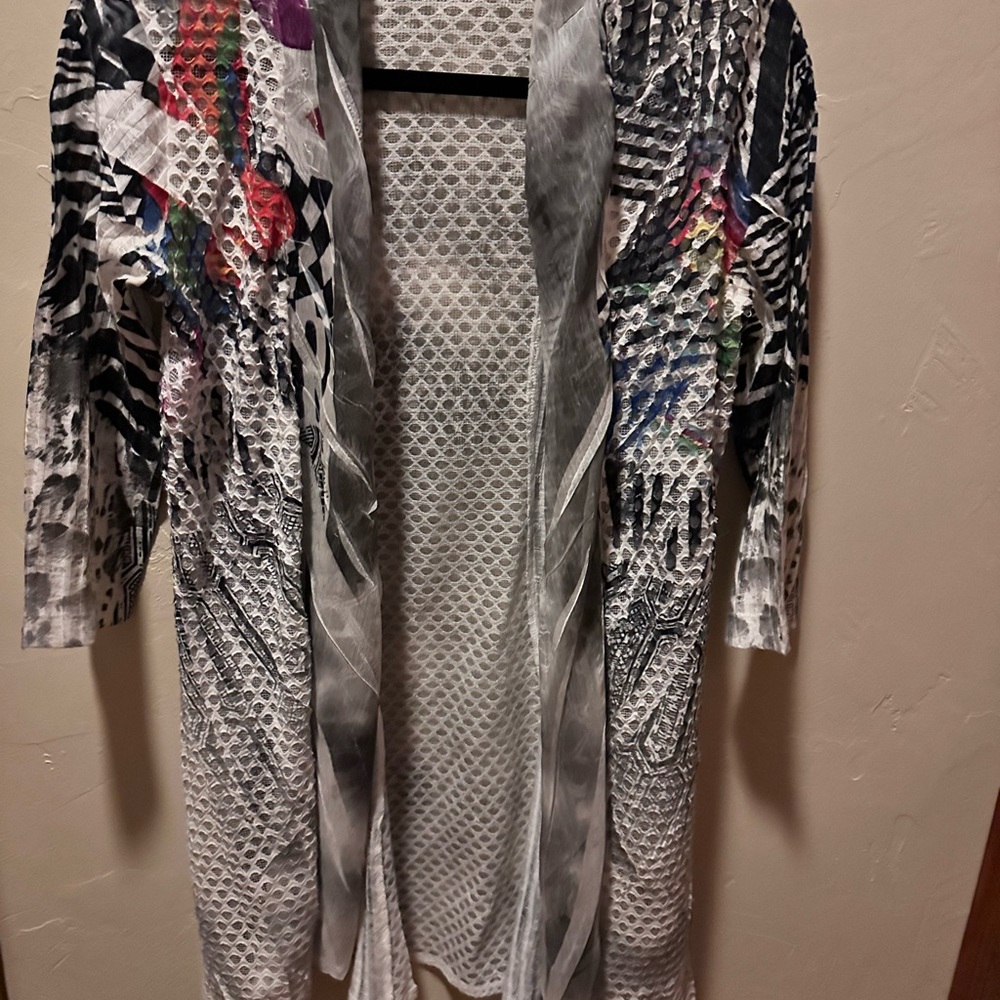 Colorful Patterned Women's Cardigan